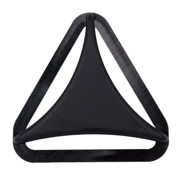 Рамка-регулятор треугольная, 45 мм, па, черный, Т-45, 20 шт