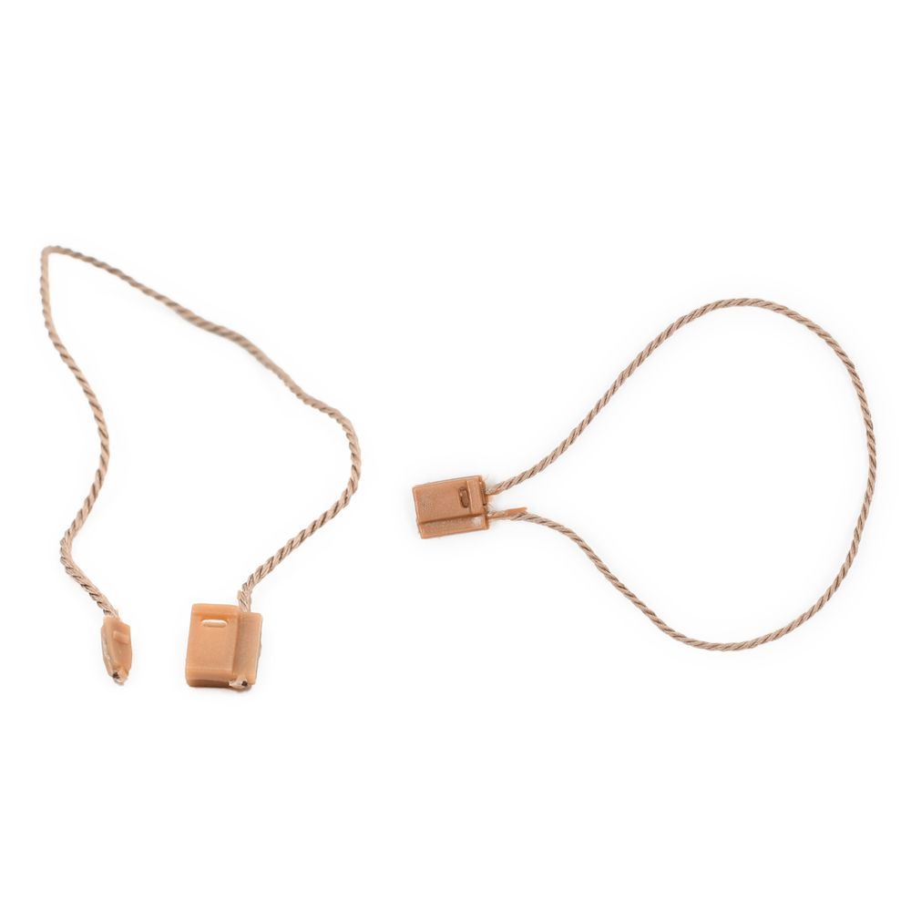 Микропломба (биркодержатель) ПЭ 15см, ≈1000 шт, New Star (293 св.коричневый)