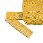 Бахрома отделочная 35.0 мм / 16 метров, 003 желтый, Gamma А-07