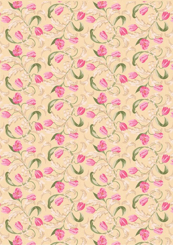 Ткань для пэчворка Peppy Весенний этюд, рулон 112 см / 5 метров, ВЭ-10 желтый, Peppy