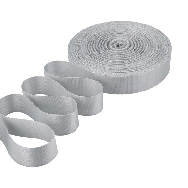 Стропа (ременная лента) 38 мм / 45.5 метров, [17 г/пог.м], серый цв. 1026, ГРХ10034