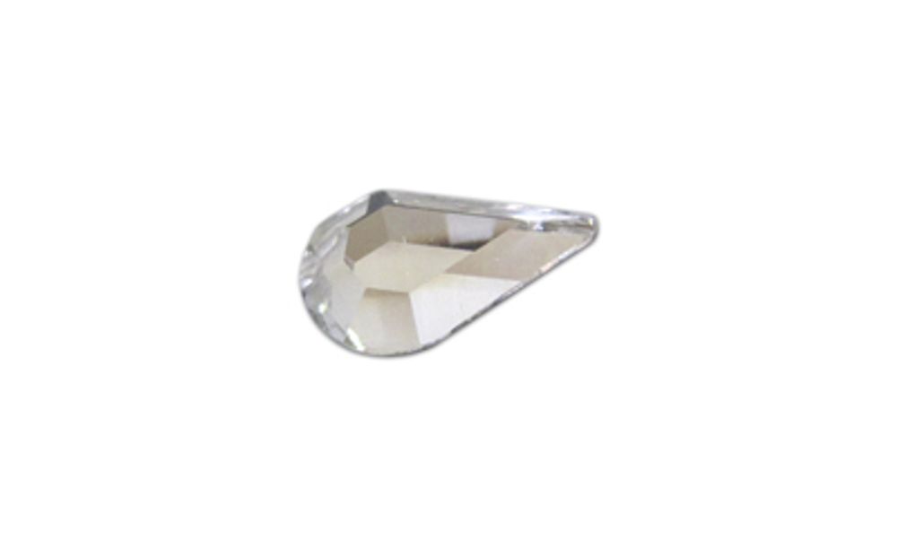 Стразы клеевые стекло 8х4.8 мм, 72 шт, белый (crystal), Preciosa 438-15-110 i