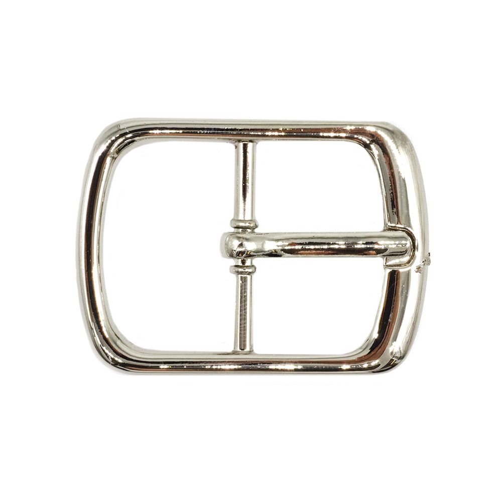 Пряжка ременная металл 27 мм. никель, 10 шт, BIG