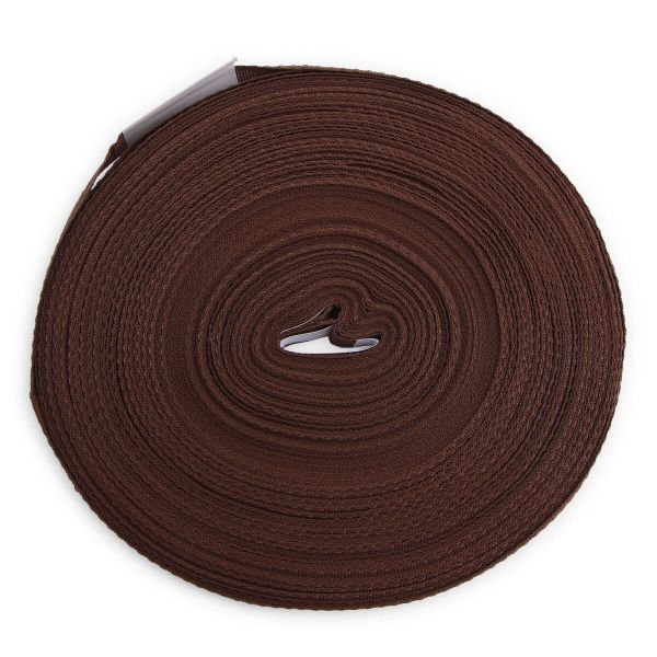 Тесьма брючная односторонняя 16 мм, 50 м, 2.9 г/м, 2080 коричневый