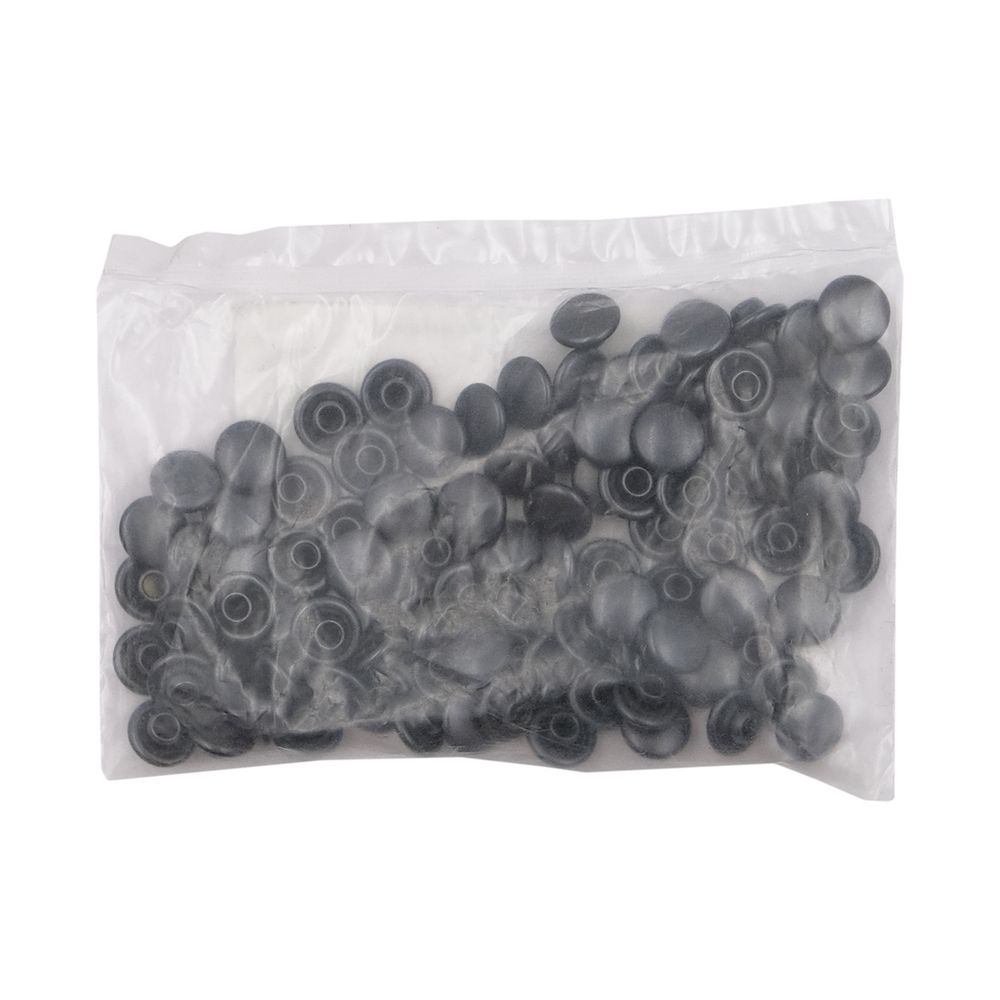 Хольнитены джинсовые ⌀8 мм, |БЕЗ ГВОЗДЯ|, BIG, черный, 100 шт