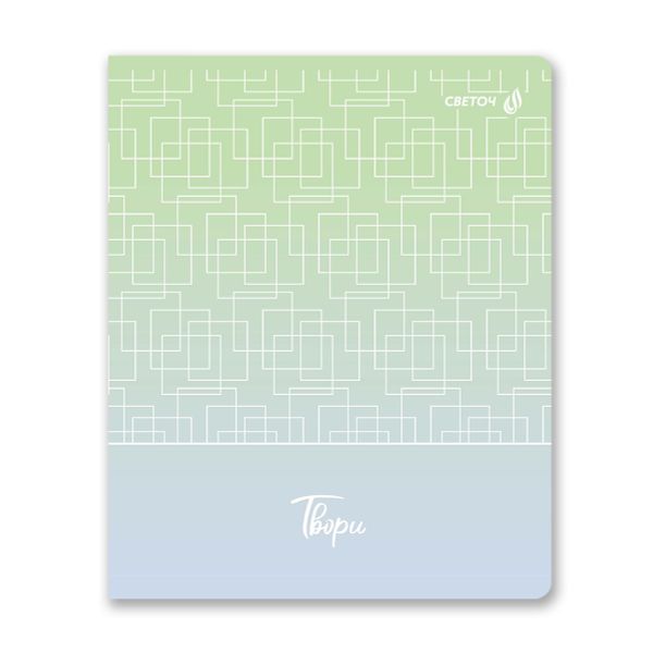 Тетрадь ученическая общая, софт-тач ламинация + выборочный лак, цветной запечатанный форзац, A5+ 48 л. на скобе 65 г/м², белизна 100 %, 10 шт, клетка, 00995 Кружева, Светоч 48Т14