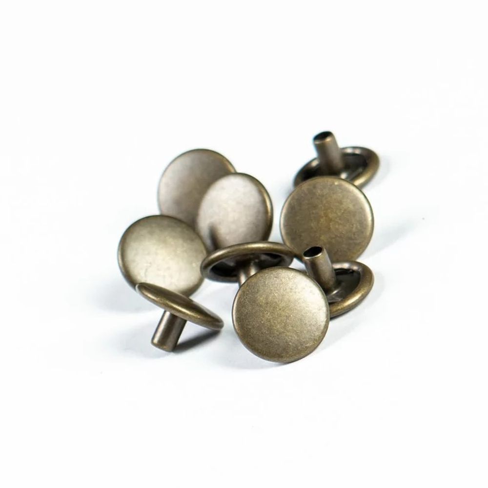 Часть кнопки Дельта (O-образная) ⌀15 мм (A-часть), 01504, 100 шт