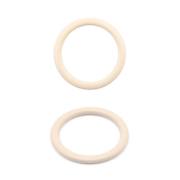 Кольца для бюстгальтера металл ⌀11.0 мм, 20 шт, C571 молочный, ГВ800