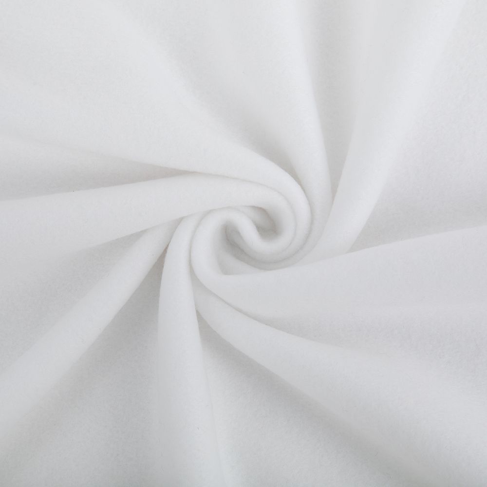 Флис 2-сторонний 160 см / 10 метров, белый/white, Gamma FG-005