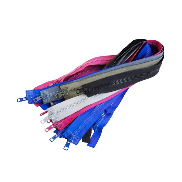 Молния трактор Arta Т6 (6 мм) 2 зам., разъем., 60 см, цв. ассорти, уп.10 шт