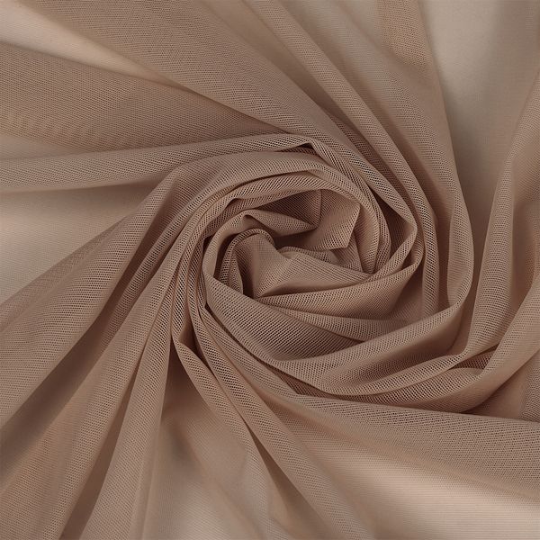 Сетка бельевая эластичная 80 г/м², шир.160 см / 50 метров, 30 кофе с молоком /068.30/