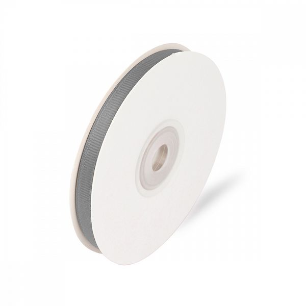 Лента репсовая (в рубчик) 6.0 мм / 22.8±1 метра, 012 серый, Magic4Hobby