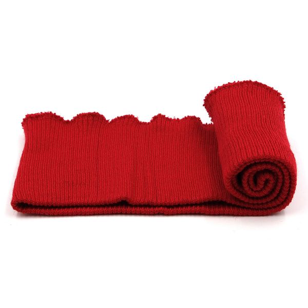 Подвяз (довяз) трикотажный 10.0х40.5 см, 1 шт, тонкий, 739 кармин (красный)