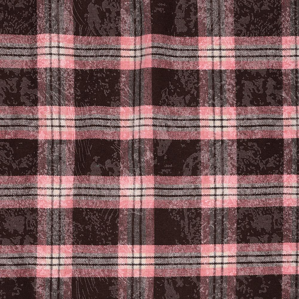 Фланель рубашечная вареная 150 г/м², 150 см / 2 метра, TBY.Fl.C750 розовый