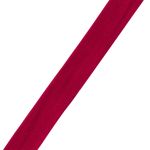 Косая бейка трикотажная 20 мм / 100 метров, C520 темно-красный