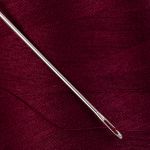 Нитки универсальные Nitka 40/2, 4570 м (5000 ярд) / 1 кат., 123 т.бордовый