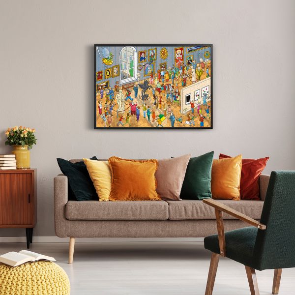 Пазл. Премиальная коллекция 2000 элементов, TOP-PZL-2000/07 День в музее, Фрея