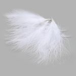 Перья декоративные 5-10см, 25 шт, H-81 белый