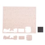 Пазл 3D 13х9х6 см, ROT-007, гоночная машина, Rezark ROT-007