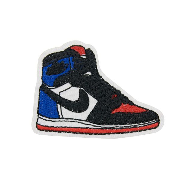 Термоаппликация Кроссовки, синие/красные, 4.8*7см, Hobby&Pro