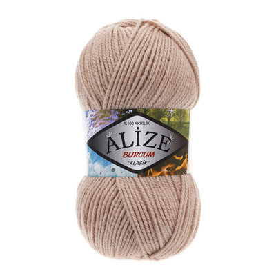 Пряжа Alize (Ализе) Burcum Klasik / уп.5 мот. по 100 г, 210м, 256 бежевый A