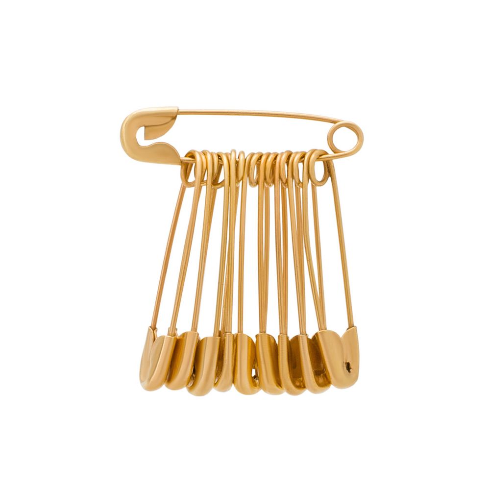 Булавки английские l=18 мм, 1728 шт, золото, 0333-5400