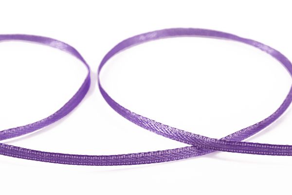 Лента атласная 2-сторонняя 3.0 мм / 91.4±2 метра, 082 фиолетовый, Gamma AL-3P