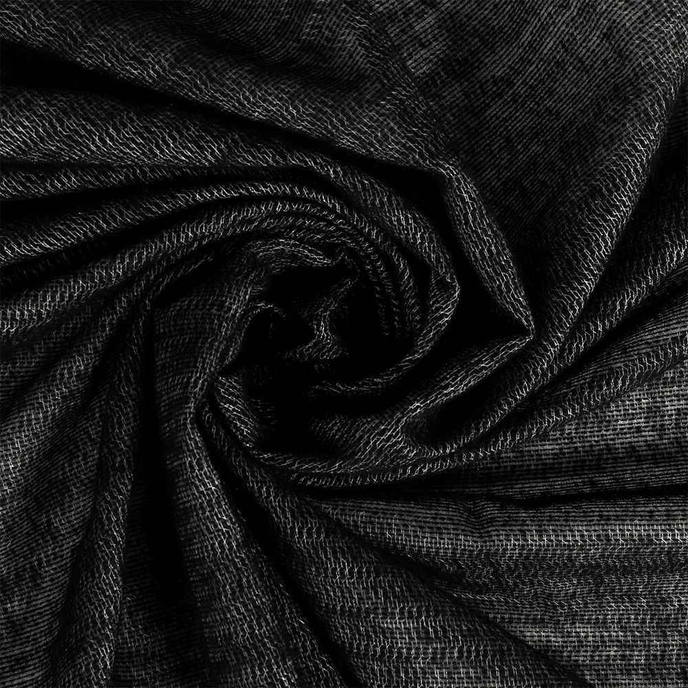 Дублерин трикотажный 65 г/м², 132 TD/BK черный 150см уп.1м, IdealTex