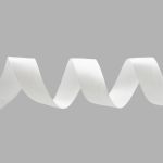 Лента декоративная ёлочка 40.0 мм / 20±1 метров, 01 белый