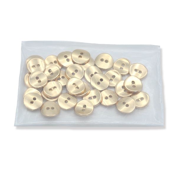 Пуговицы 2 прокола 18L (G (золото)), 36 шт