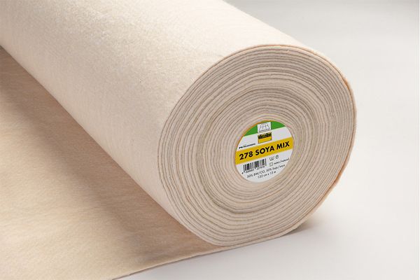 Флизелин объемный Freudenberg 278 Soya Mix, 152 см / 15 метров, натуральный, 53467405