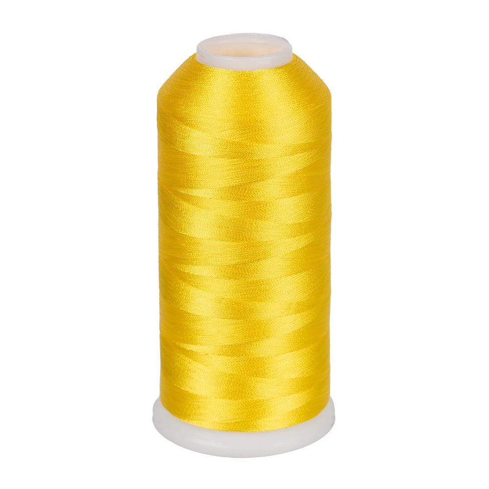 Нитки вышивальные Gamma V120/2, 5000 ярдов, 4570 м, 3135 я.желтый