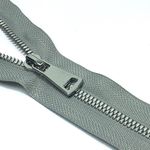 Молния трактор Т5 (5 мм) 1 зам., н/раз., 18 см, никель, цв. D181 серая платина, Mzipp Premium, 1 шт