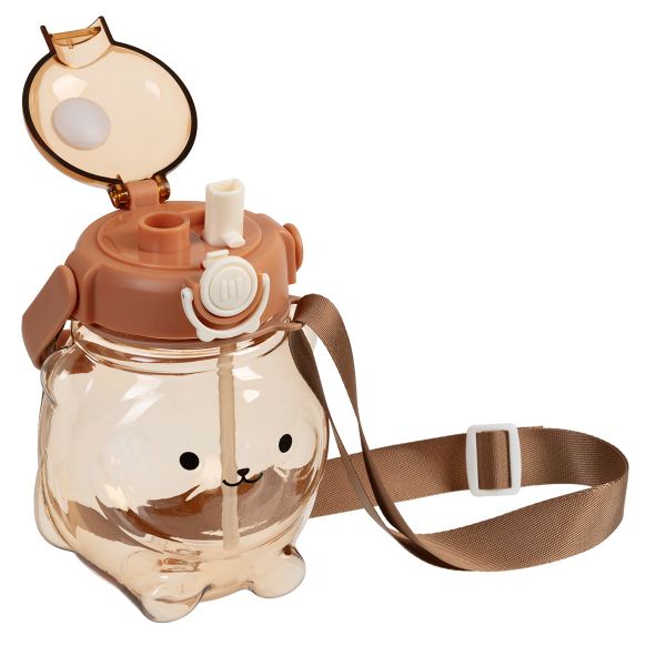 Бутылка пластиковая 1100 мл, 12х16 см, №02 коричневый, Lol&Pop LLP-009