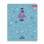 Тетрадь ученическая общая, матовая ламинация + выборочный УФ лак, A5+ 48 л. на скобе, белизна 100%, 10 шт, клетка, 000326 Суперкот, Светоч 48ТСК5_24_3_1