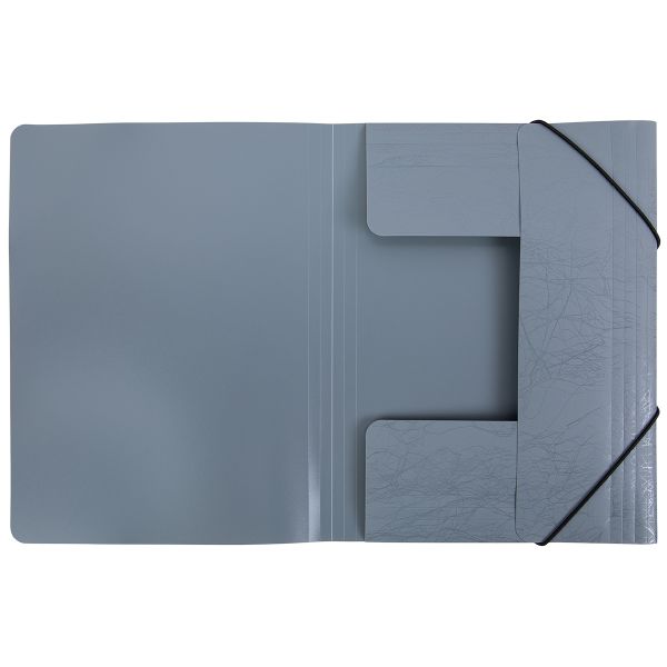 Папка на резинке A4 600 мкм 35 мм, волокно, 5 шт, серый new EC21043015, Expert Complete