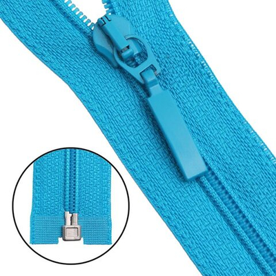 Молния спираль (витая) Arta Т5 (5 мм) 1 зам., разъем., 80 см, цв. 549 бирюза, уп.5 шт