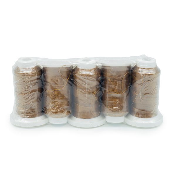 Нитки филаментные 420D/3, 137 м, Астра, 8093 коричневый