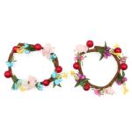 Декор для свечей "Цветы и ягоды", 2 шт, Астра