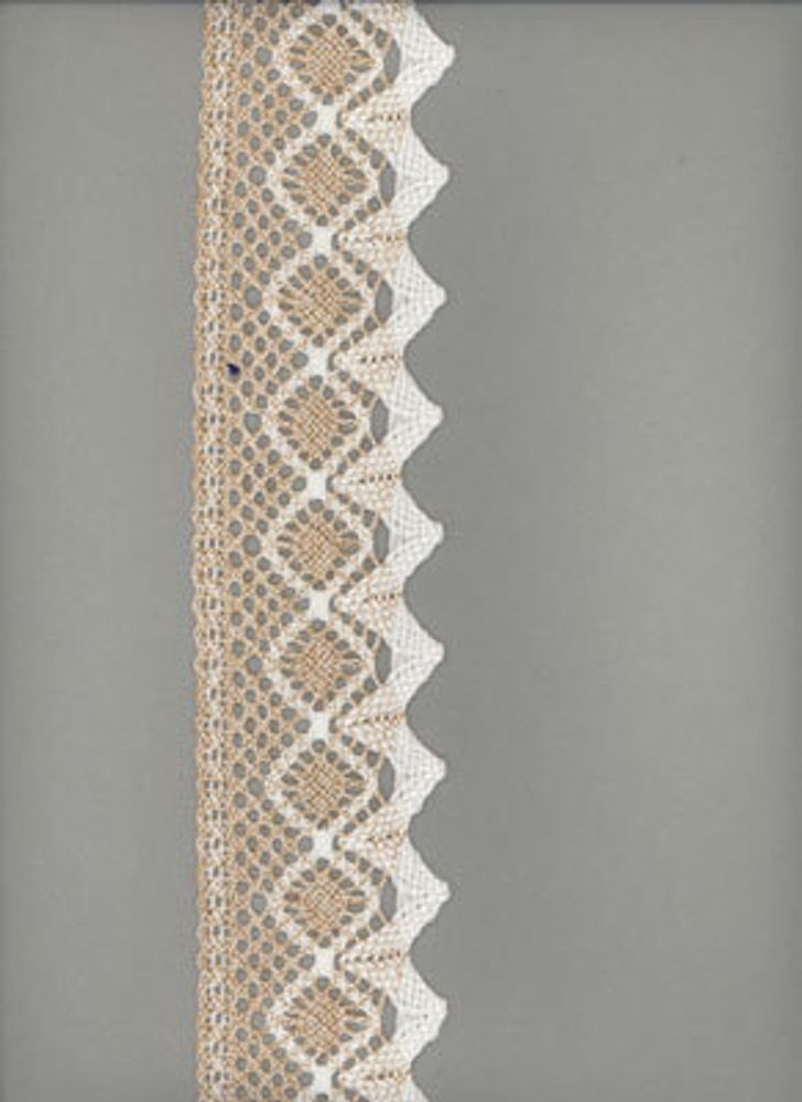 Кружево вязаное (тесьма) 50 мм, Schaefer, 2150139, 1 метр