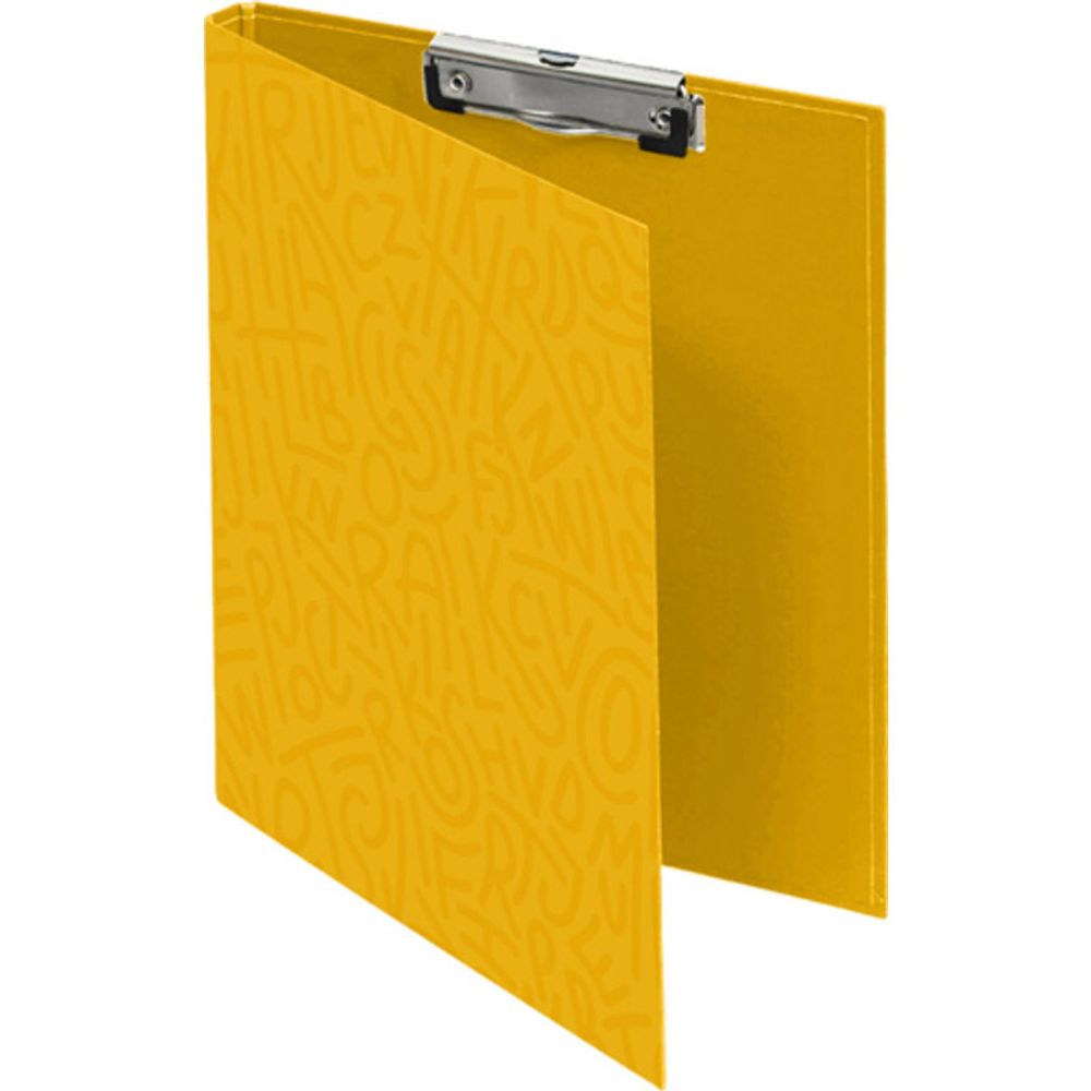 Папка-планшет с крышкой Delight Time А4, с верх. заж., ламин. картон, корешок 10 мм, манго, LAMARK450