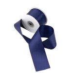 Лента атласная 2-сторонняя 50.0 мм / 22.86±1 метров, C1185 темно-синий, 6102-0016, Globus