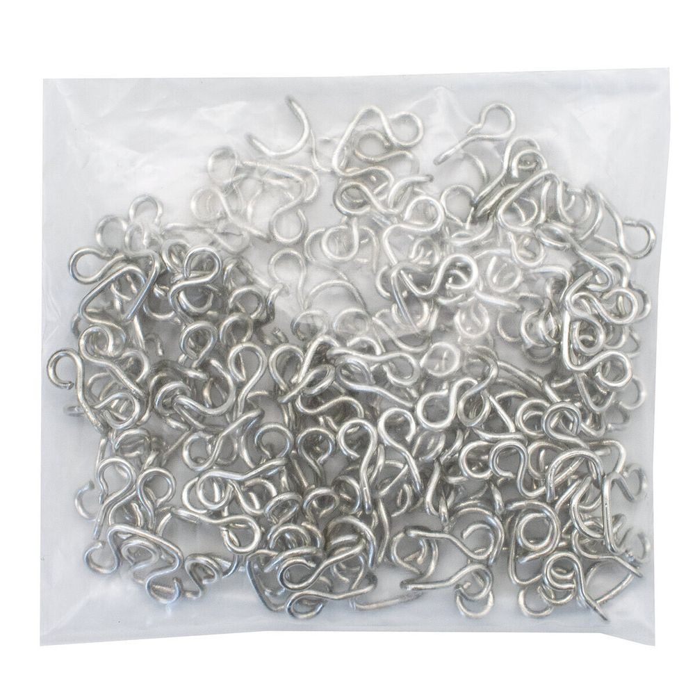 Крючки пришивные 20х15 мм, никель мет, 50 шт, BIG