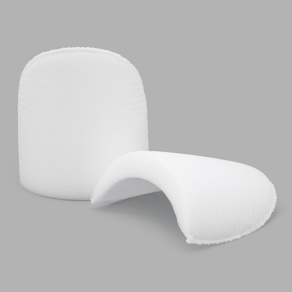 Плечевые накладки (подплечники) втачные 120х175х20 мм, белый, В-20, 50 пар