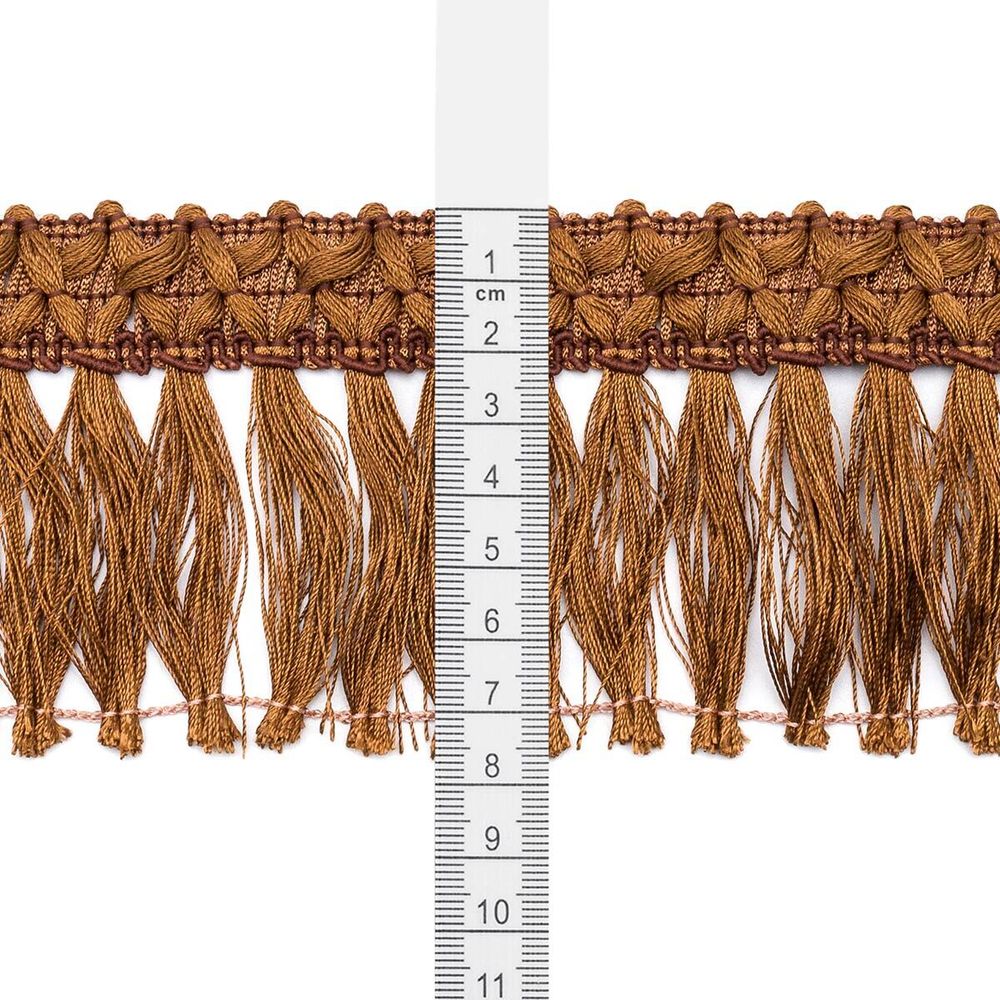 Бахрома отделочная 75.0 мм / 10 метров, с кистями, (201), 2035