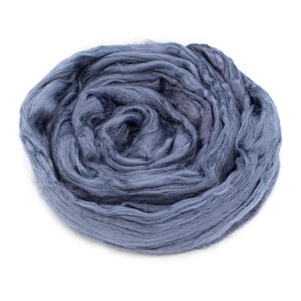 Шерсть для валяния вискоза Троицкая, 1х50 г (19-20 мкр), 174 стальной