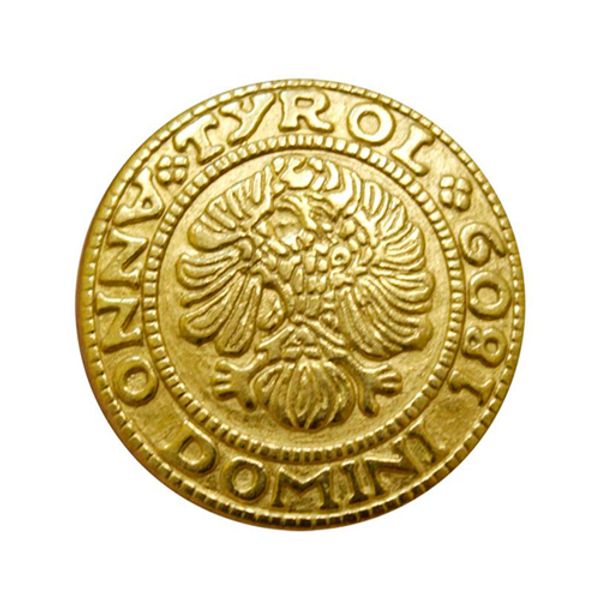 Пуговицы на ножке 15 мм, золот. 