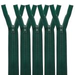 Молния трактор Arta Т6 (6 мм) 1 зам., разъем., 70 см, цв. 054 т.зеленый, уп.5 шт