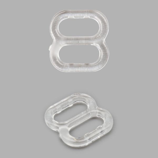 Рамки-регуляторы для бюстгальтера пластик 6.0 мм, 50 шт, прозрачный, Arta, 613AK/6