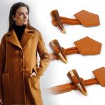 Клевант экокожа 190 мм C-KLV01 цв.коричневый светлый, 3 шт